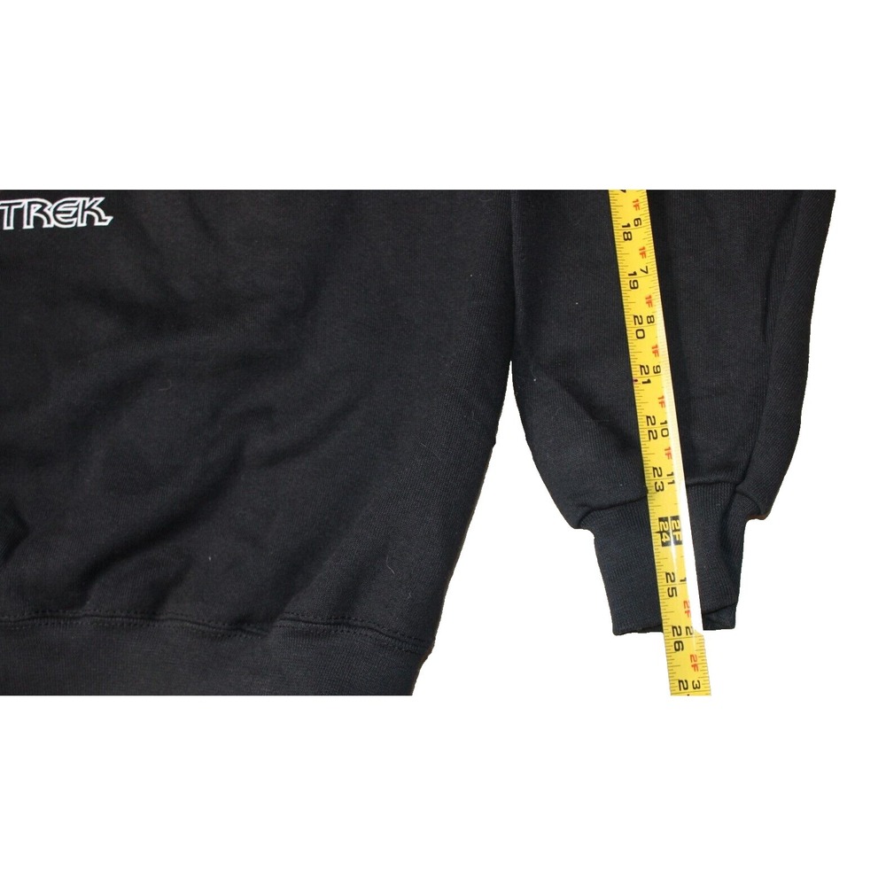 RARE Vintage Star Trek Star Base Chicago Sweatshirt XL Black w/Tags READ DESCR. - Picture 6 of 12